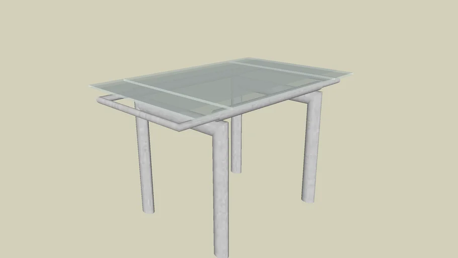 DOMUS TABLE MESA EXTENSIBLE CRISTAL DO253 80*80/124 FURNITURE MUEBLES DECORACION DECO DECORATION