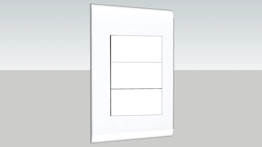 3circuit light switch 3구 백색 스위치