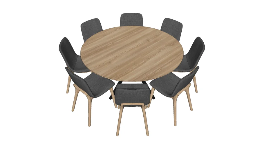 8 Person - Round Table