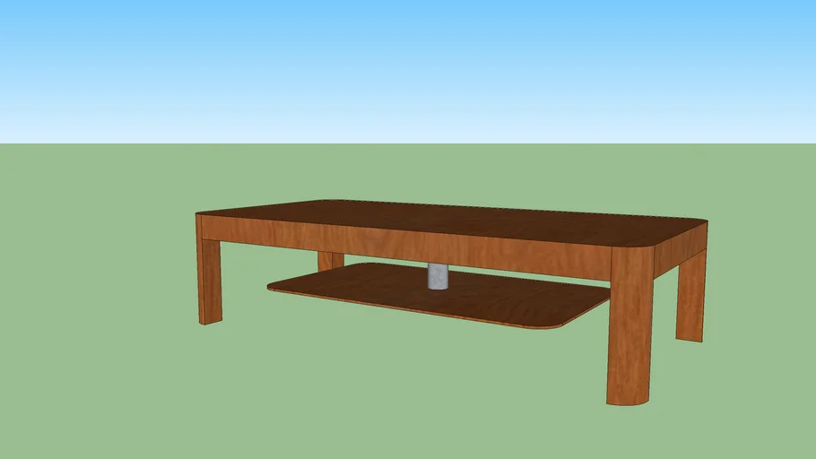wooden table | 3D Warehouse