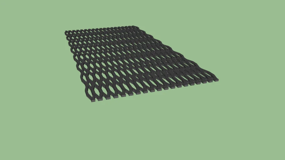 Chapa Expandida 3/16 (Tela) 1000 x 500 x 5 mm