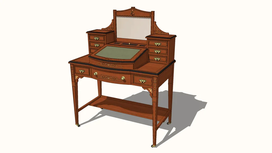 Victorian 1880 Writing Table