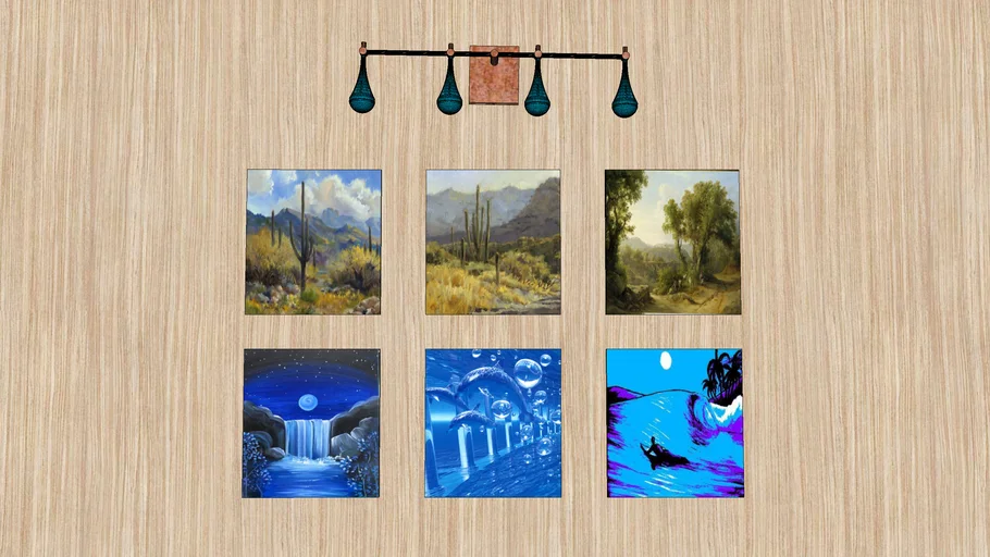 WALL PAINTING, INTERIOR DECORATION