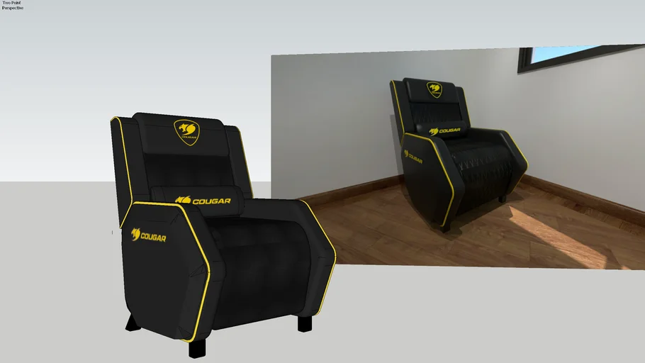 POLTRONA GAMER COUGAR RANGER ROYAL (GAMER ARMCHAIR)