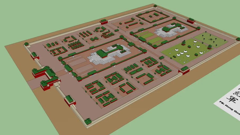 Khanbaliq Imperial palace of Mongol-Yuan empire (元大都皇宫) - 13th century
