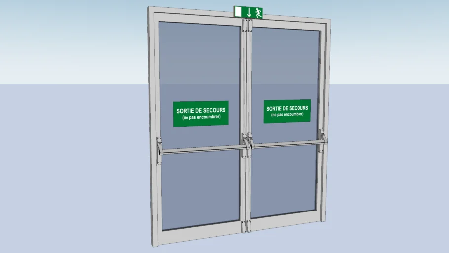Porte de secours- exit security door