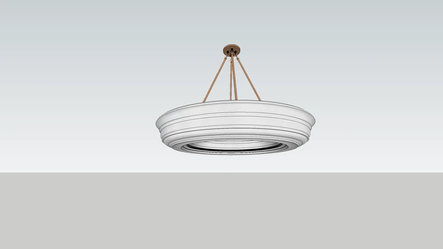 Serge Roche Style Chandelier
