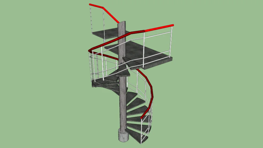 ESCALERA DE CARACOL METALICA