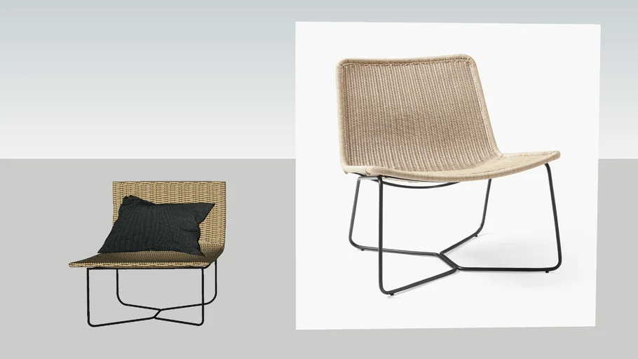 WEST ELM- Slope Indoor Outdoor Lounge Chair