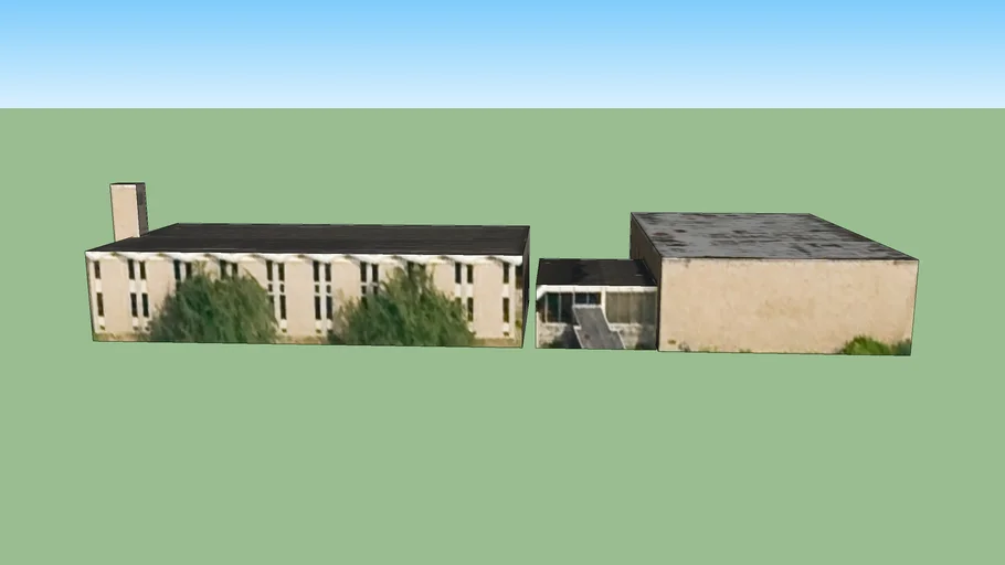 Building in Detroit, MI, USA