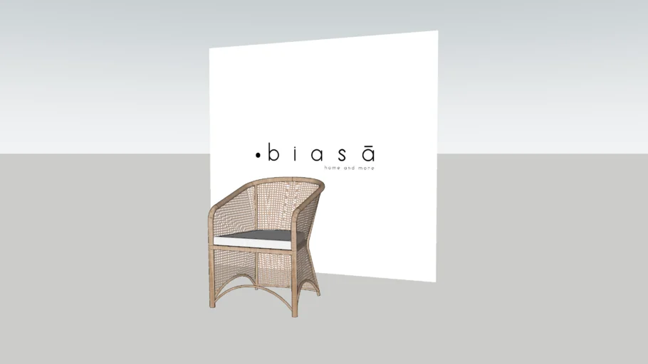 Poltrona Rattan Ceram -BIASA HOME