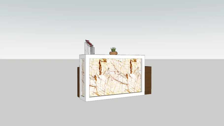 Reception Counter | 3D Warehouse