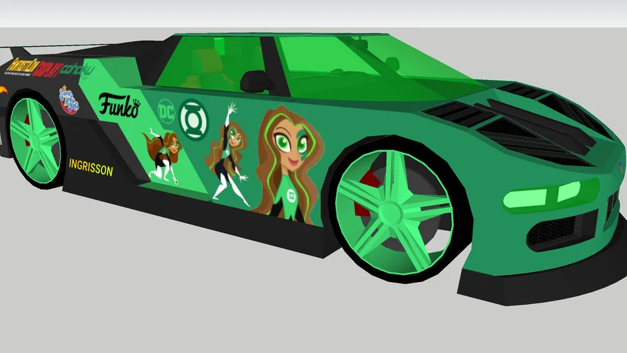 DC Super Hero Girls Green Lantern (Jessica Cruz) [Reboot] Car