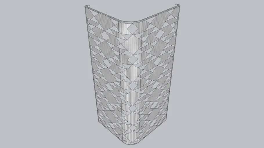 Corner Screen Facade