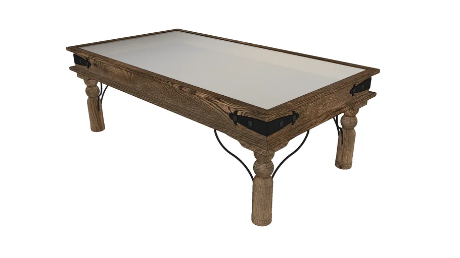 Vintage Wood Coffee Table