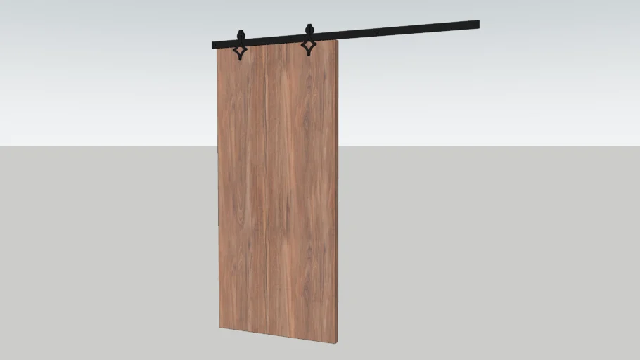 Puerta 3D de Madera Corrediza