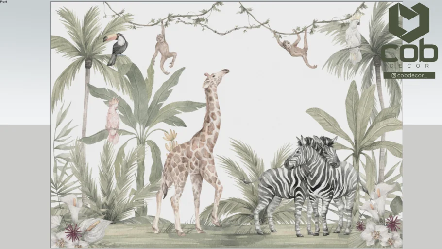 PAPEL DE PAREDE AVENTURA NA SELVA