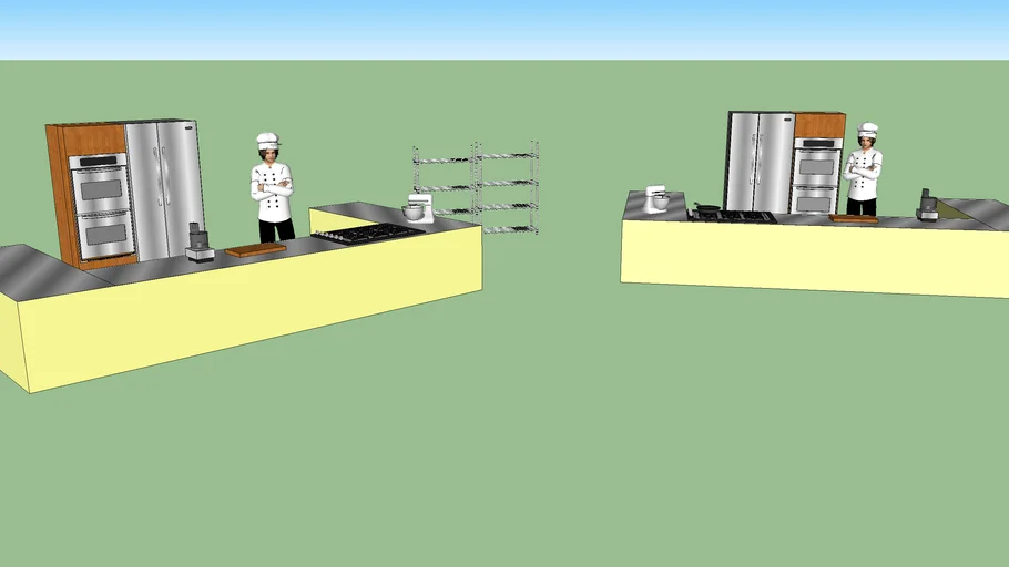 Master Chef Kitchen set up