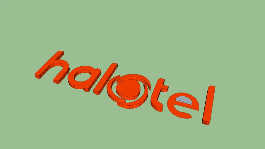 HALOTEL 3D LOGO