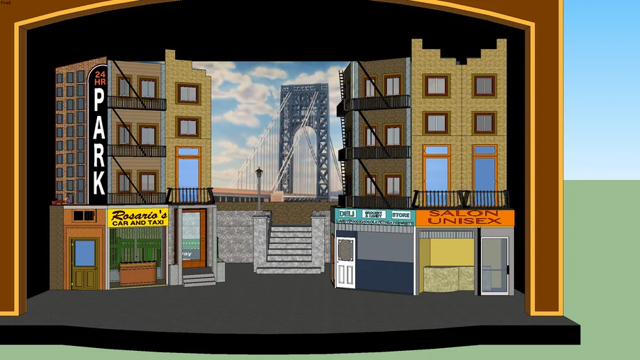 IN THE HEIGHTS Set Design
