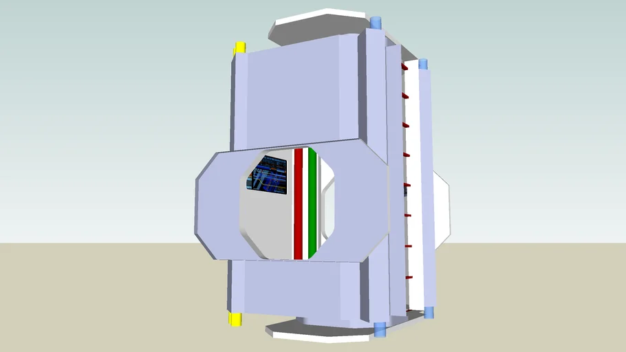 1701-A Jefferies Tube Vertical - Primary Hull