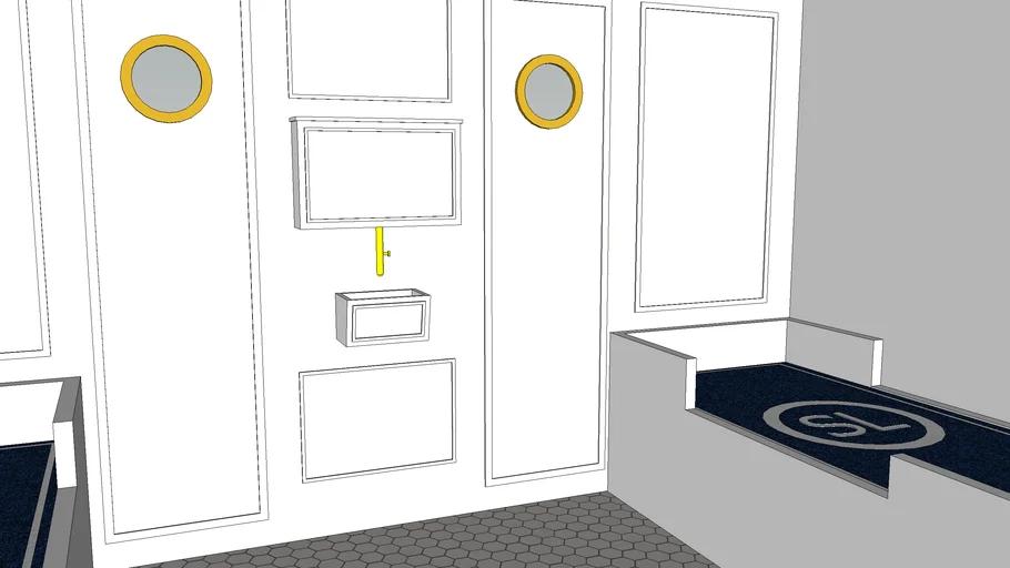 3rd class cabin on one of my made up ships.