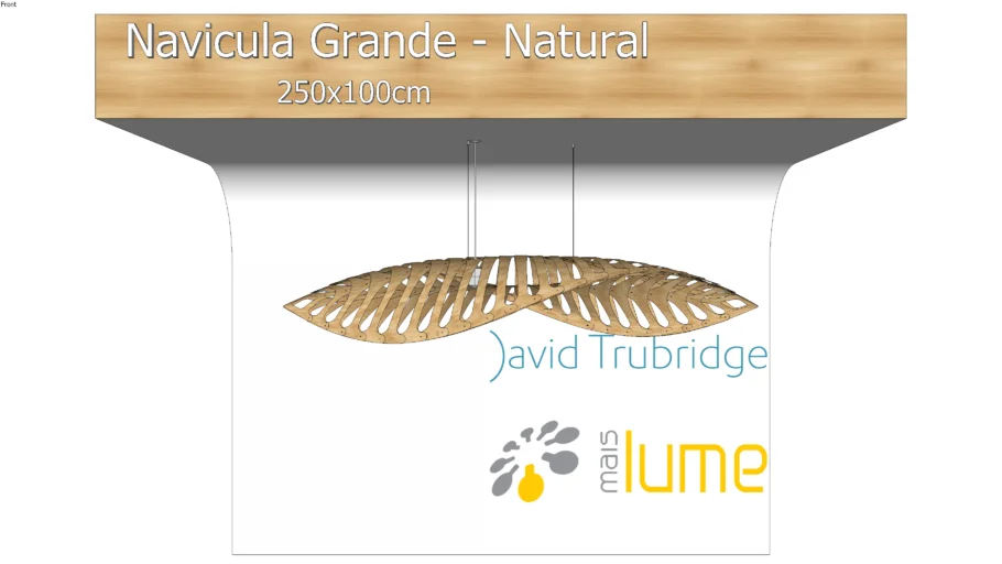 Luminária Pendente Navicula Grande