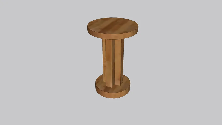 Wooden Round Coffee Table
