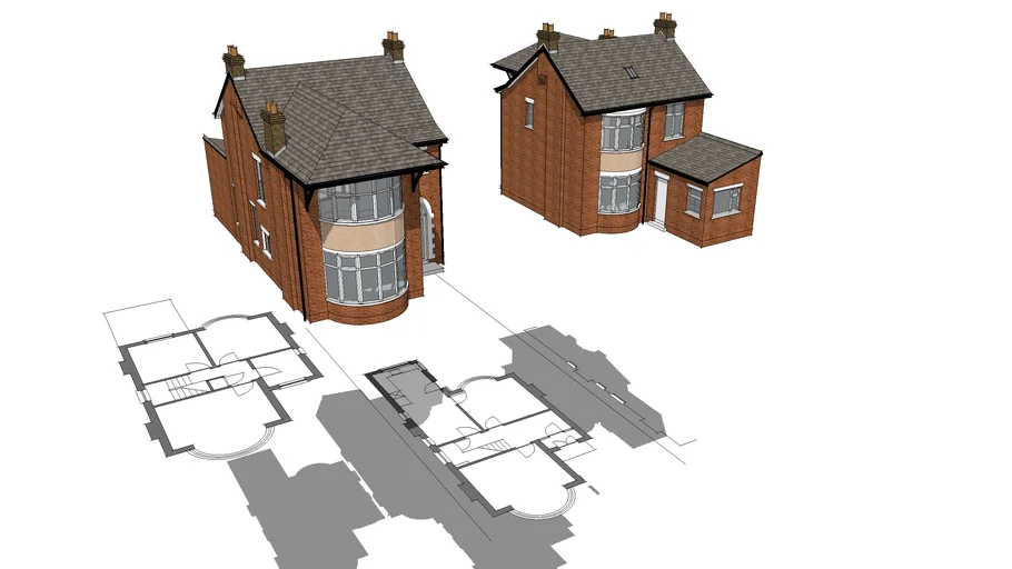 1940's House plans and elevations