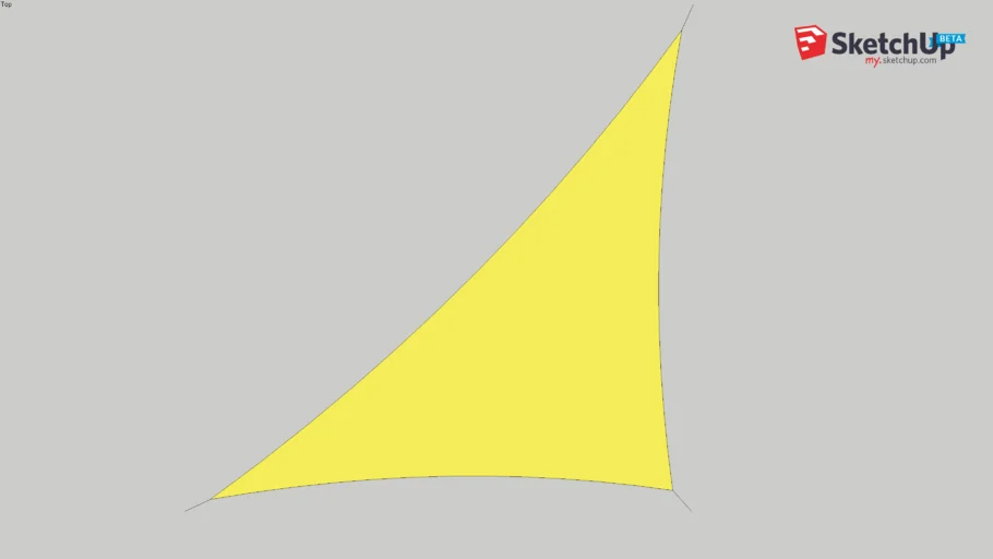 Premium Right Triangle Shade Sail 18'x18'x25.5'
