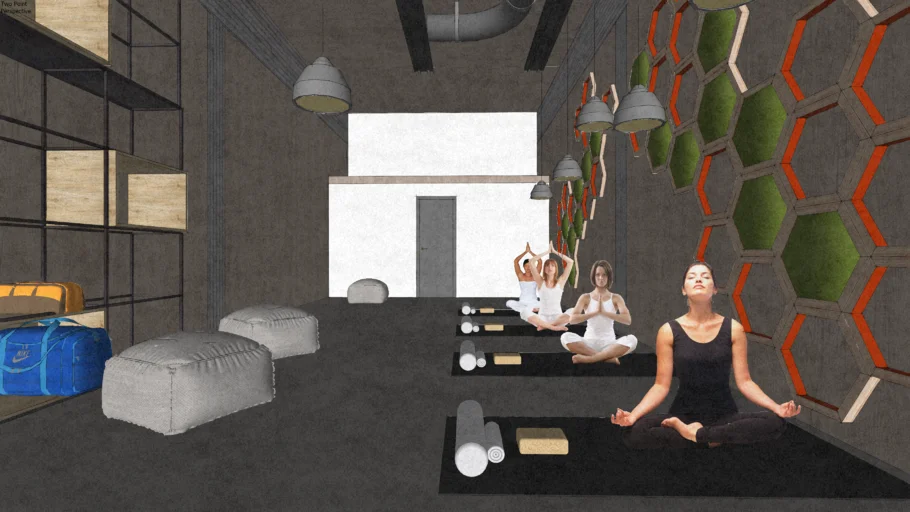 Hoeny Camp Mannheim -Yoga Raum