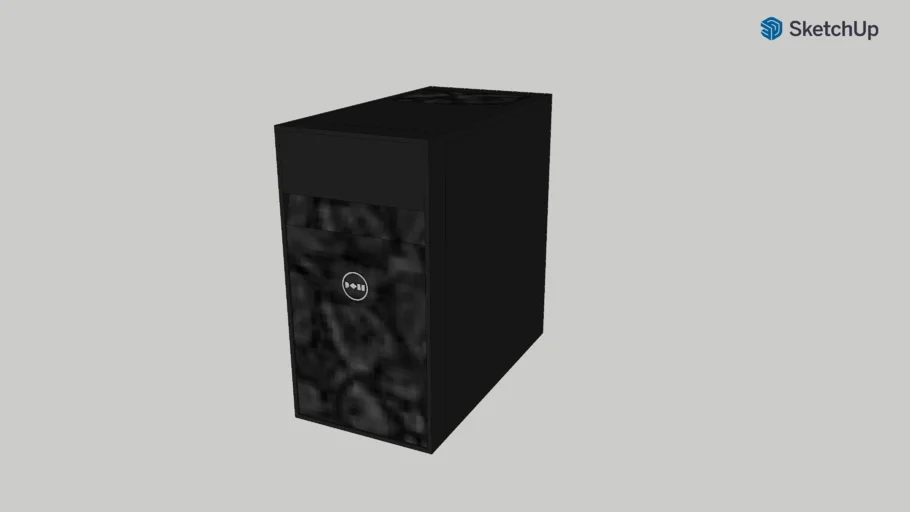 Dell Precision 3630 tower (low-poly)