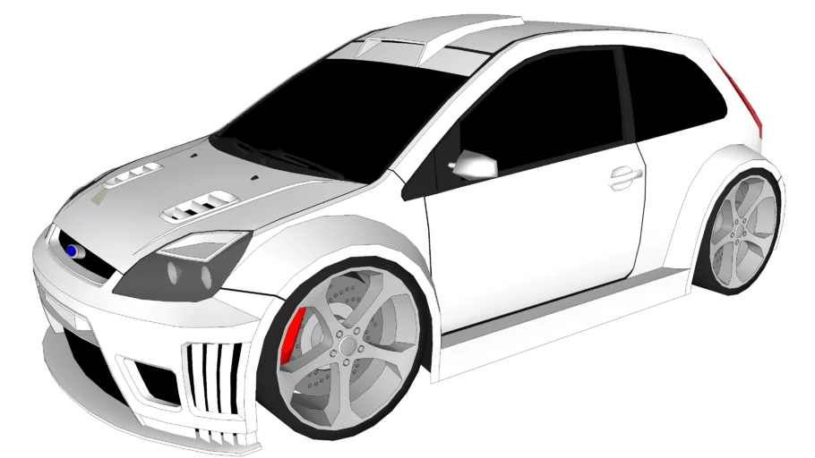 Modified Ford Fiesta