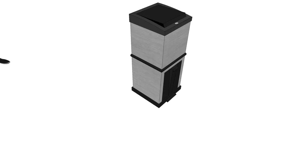 Stainless Steel Trash Recycle Bin