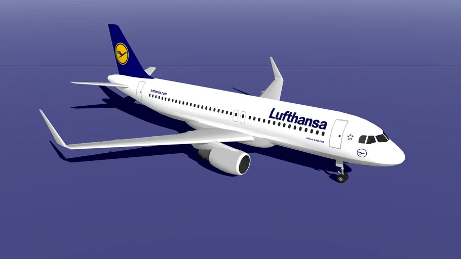 Lufthansa Airbus A320-200 Sharklets Aircraft