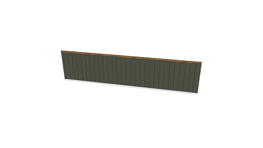 accent wall -Green
