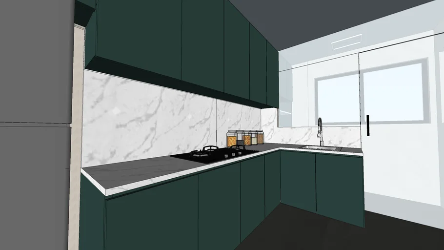 Kitchen and laundry