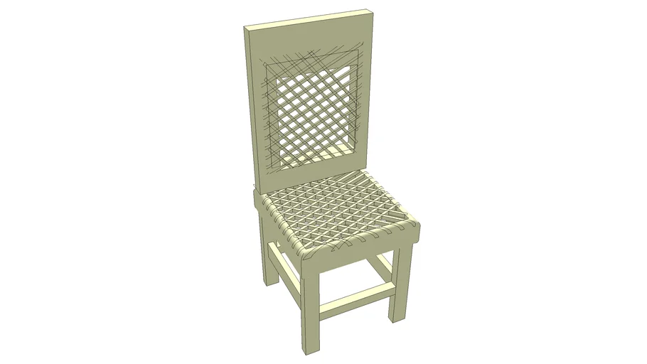 silla entretejida