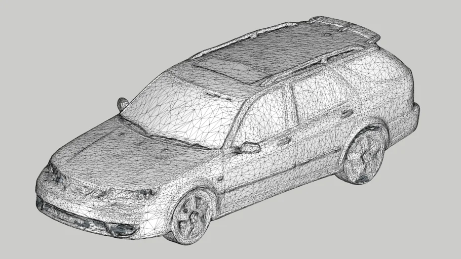 SAAB 9-5 SportCombi (2005) (Raw Scan)