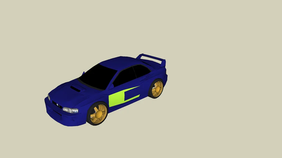 subaru impreza 555 rally car
