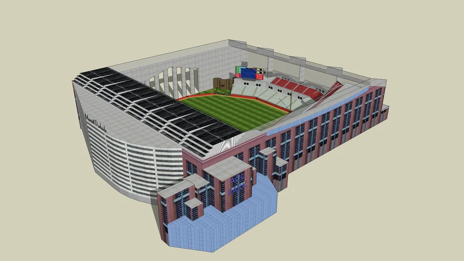 Retractable Roof Baseball Stadium