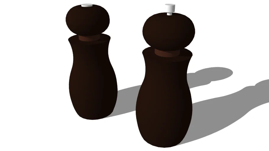 Salt Shaker & Pepper Mill