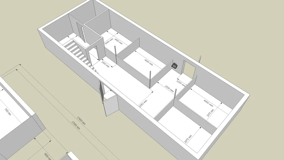 lilleskutt, stallbyggnad, förslag 1