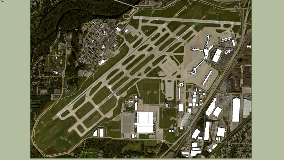 Airport Ground for KCLE Cleveland_Hopkins_Intl