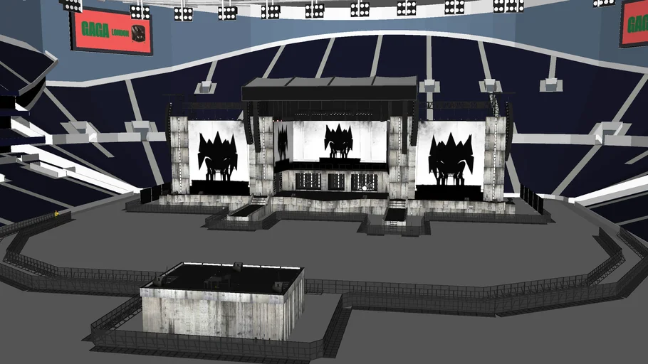 LADY GAGA - THE CHROMATICA BALL SUMMER STADIUM TOUR STAGE