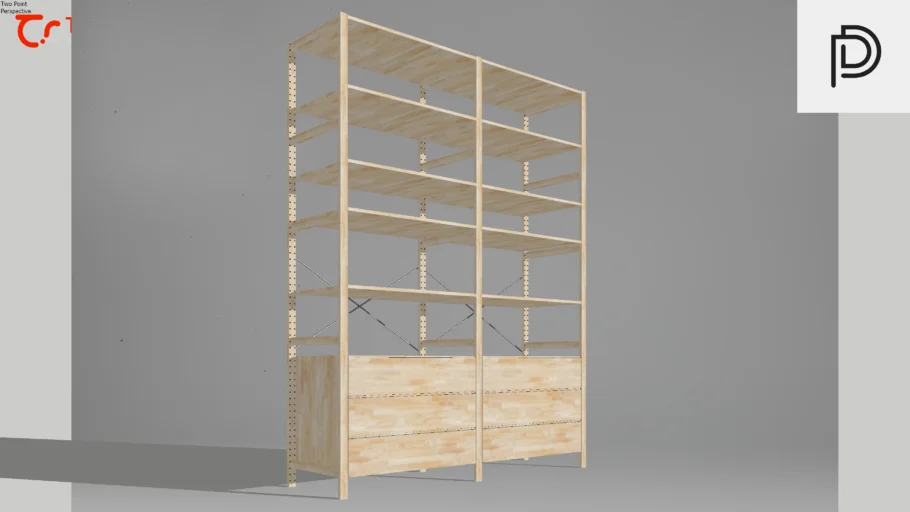 IKEA SHELF IVAR 298.974.27