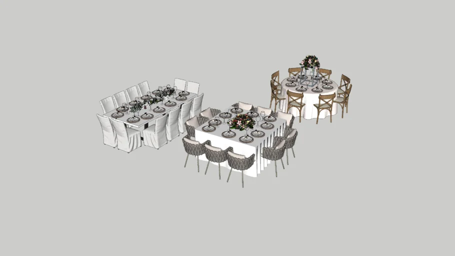 MESAS DE BODA