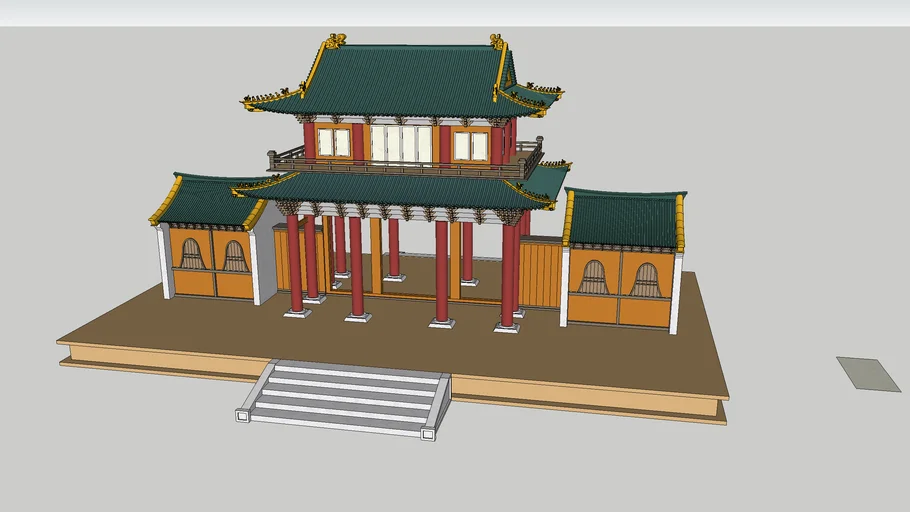 Korean Traditional Gate