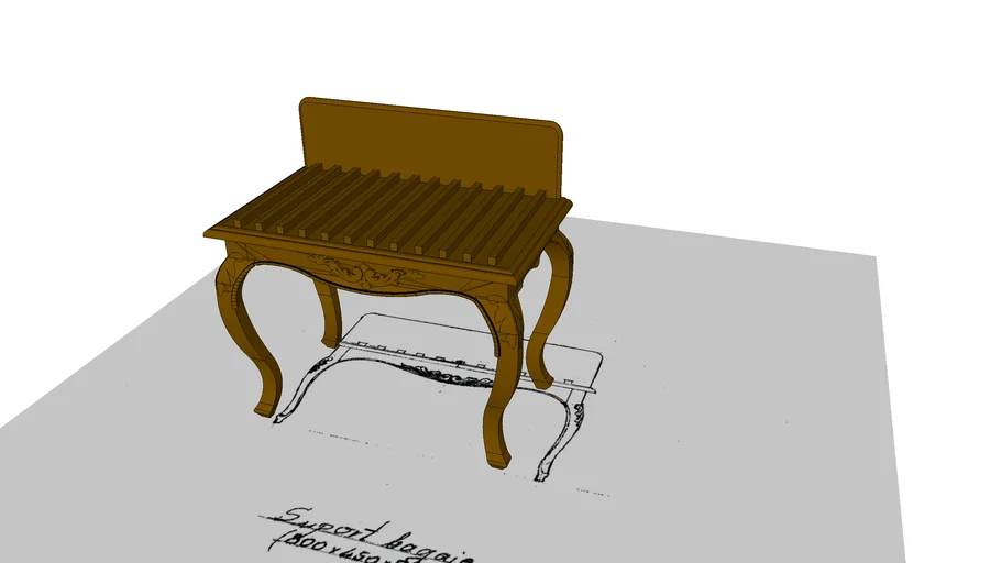 luggage bench