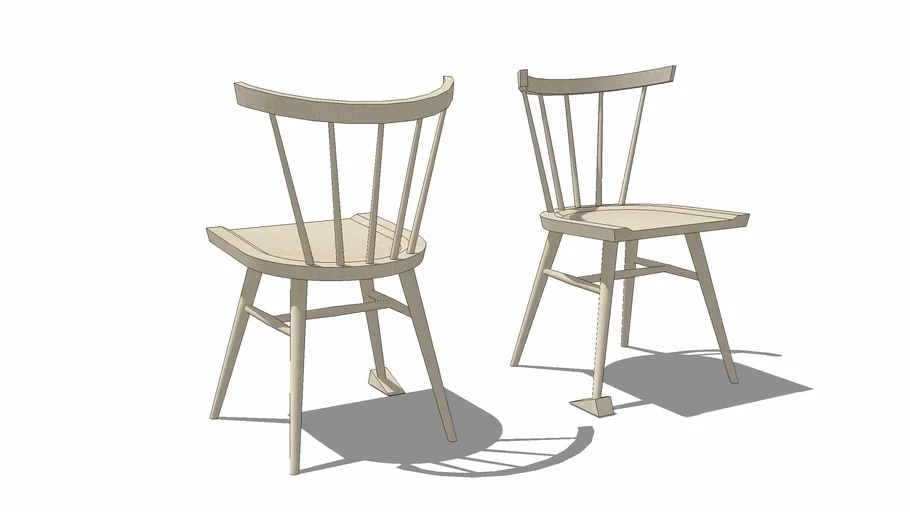 Chaise IKEA - Beige - Bois - Contemporain - NEUF